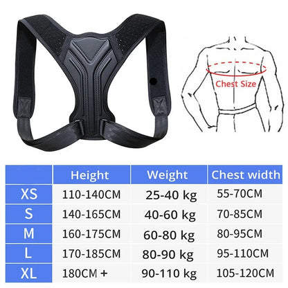 Back Shoulder Posture Corrector / Men & Women